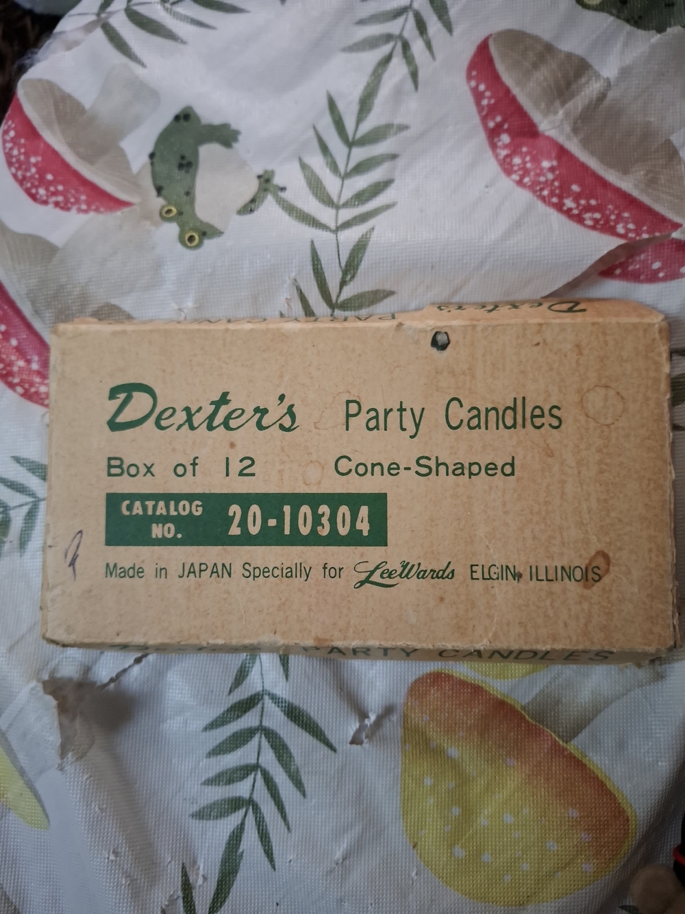 Dexter Cardboard Candle Box in Beige and Green